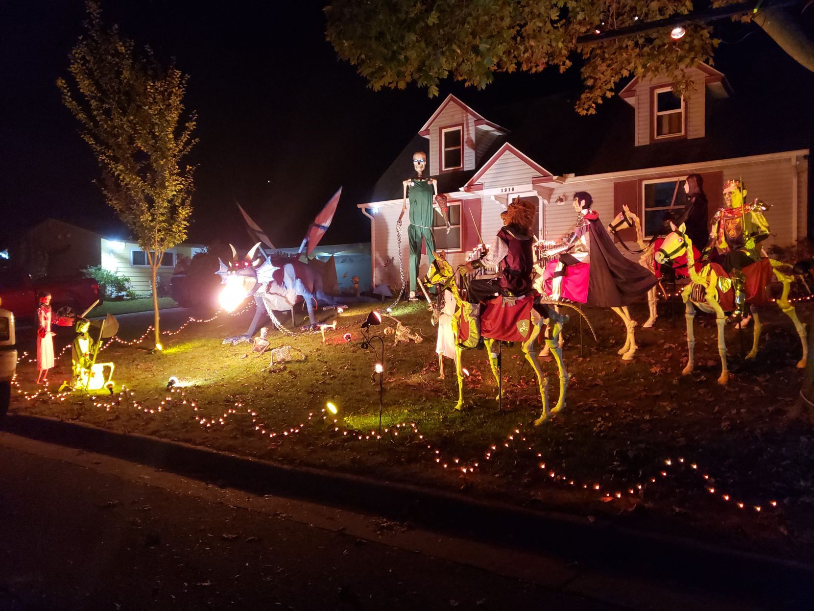 Halloween at 1315 Lakeview Ave, Winona